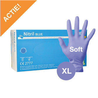 Medi-Inn Soft nitriel handschoenen maat XL (violet)