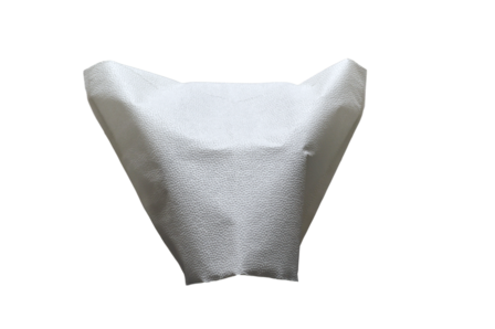 Headrestcover white 25x33cm 