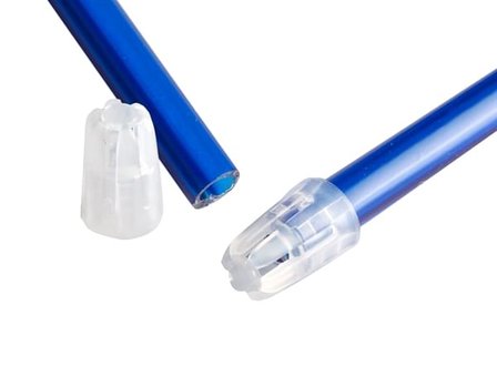 Speekselzuiger blauw 100 stuks