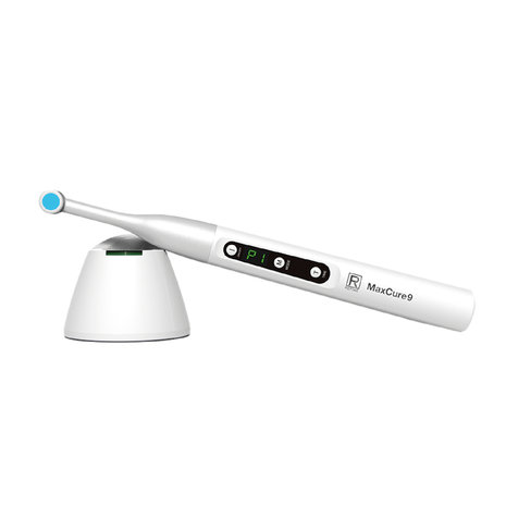 MaxCure 9 LED-uithardingslamp (wit)