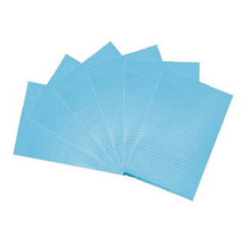 Patiëntenservet 3-laags blauw 35x46cm 